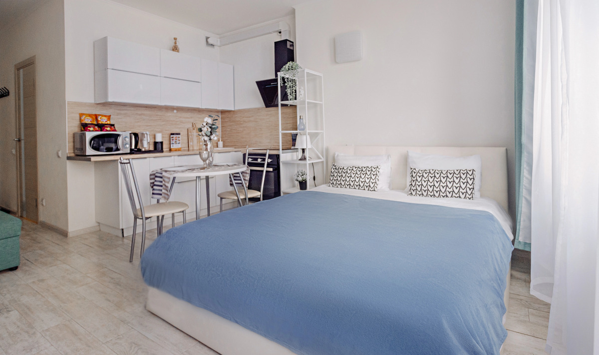 Апартаменты Lalapart Tiffany на 27 этаже небоскреба Савеловский Сити