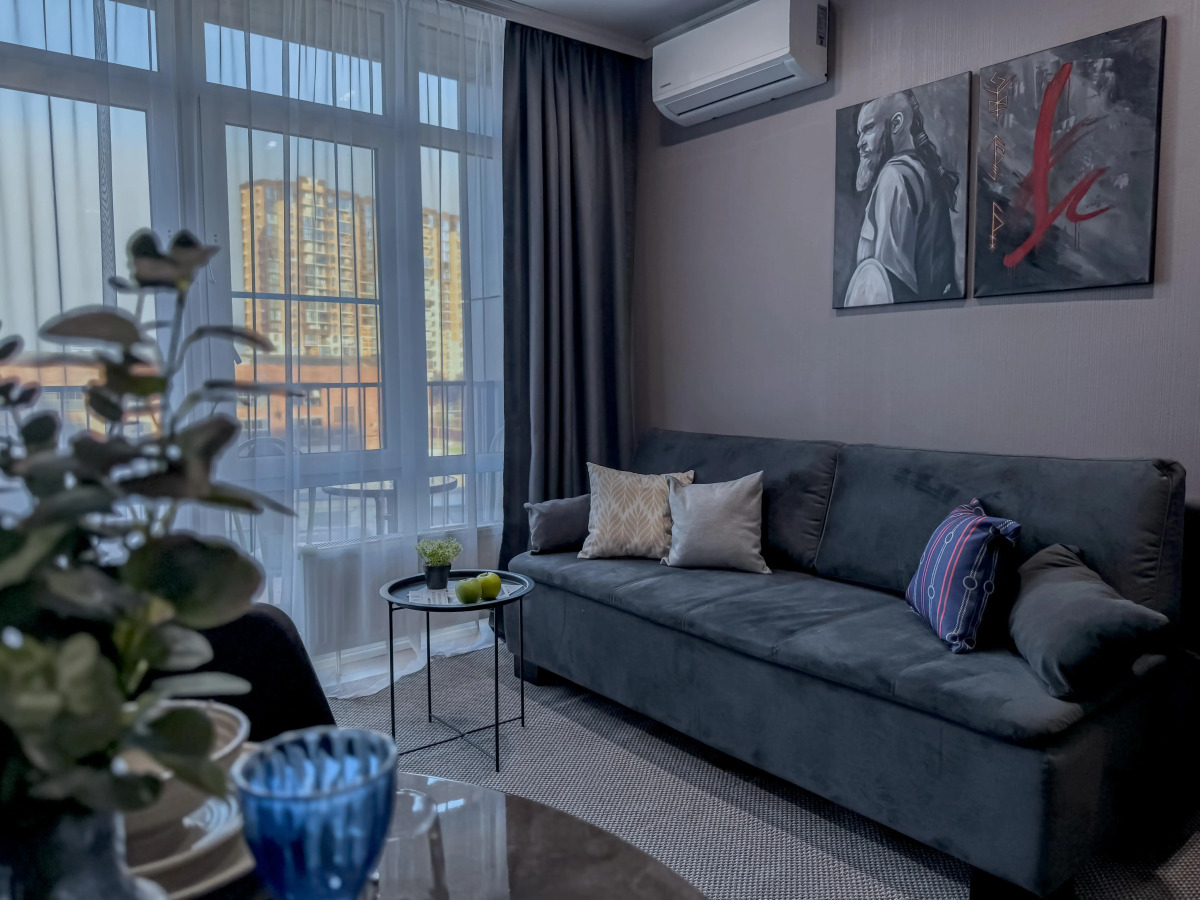 Квартира Green FOX с уютом в ЖК Атмосфера