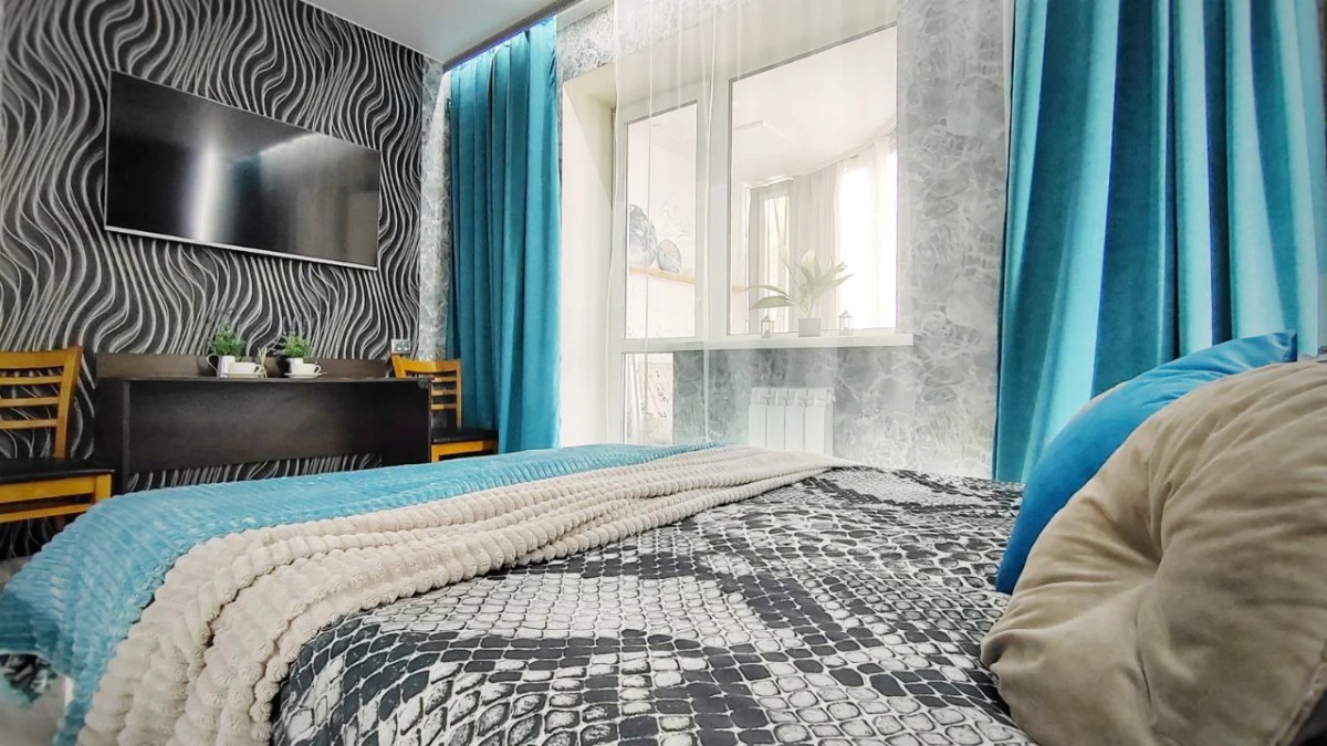 Квартира Guru c лаундж зоной на балконе