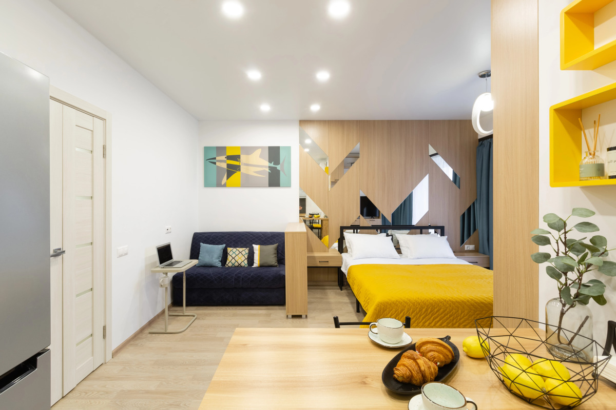 Квартира Студия с Панорамным Остеклением в Элитном ЖК Ocean City Пушкинская 265