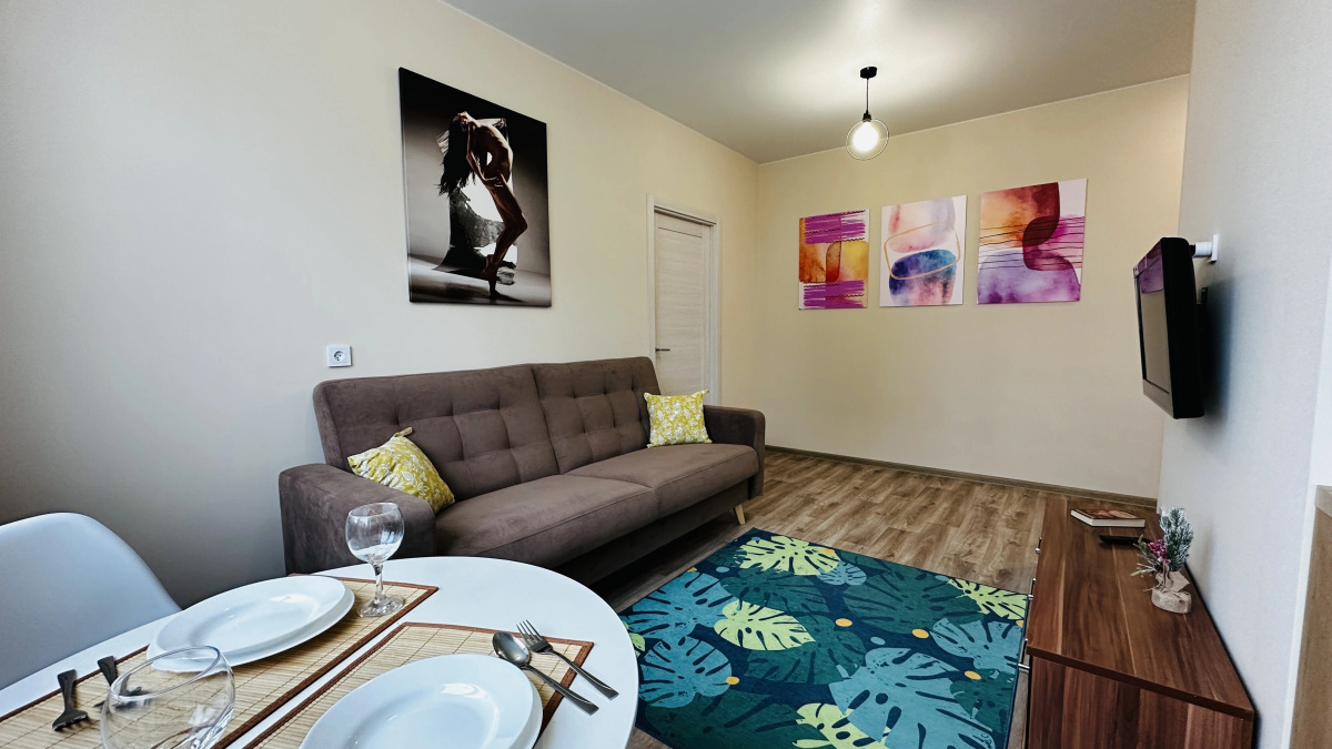 Квартира Уютная Евро-двухкомнатная в ЖК Маасдам