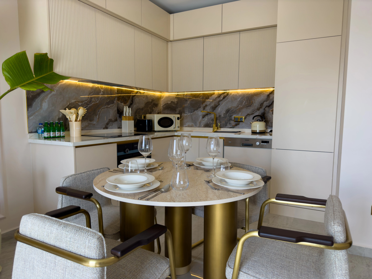 Апартаменты 1+1 Qoople Legend A35 в 100 метрах от моря