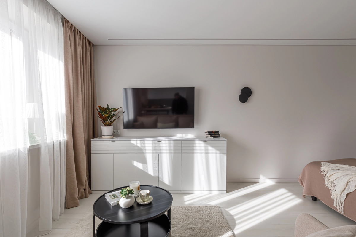 Квартира ЕвроУют Светлая студия возле достопримечательностей