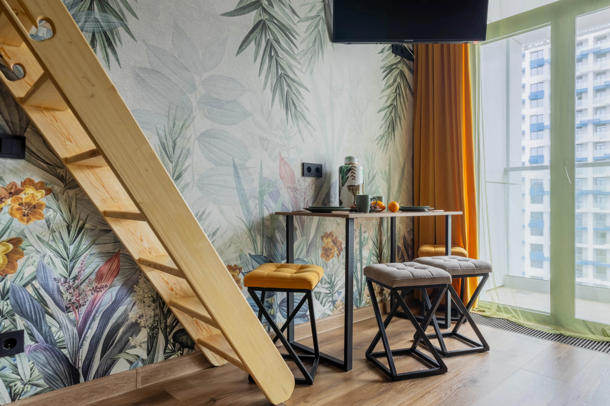 Квартира Кислород 126 Стильная Двухуровневая Студия