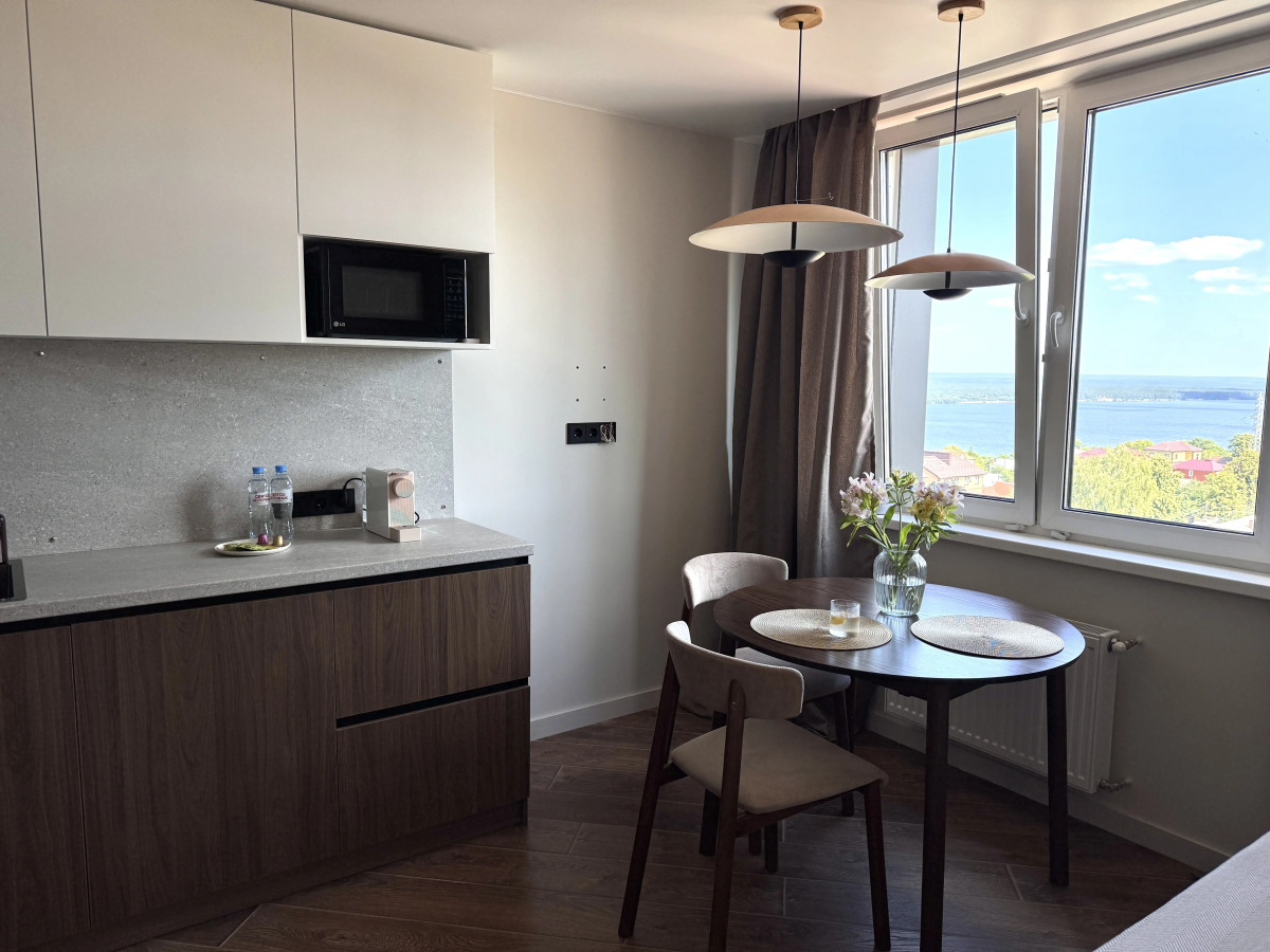 Квартира Новая 1-комнатная квартира с видом на Волгу