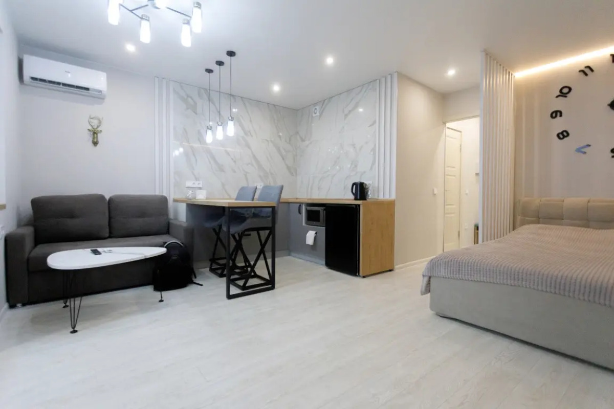 Квартира Гнёздышко Grey с Панорамным видом