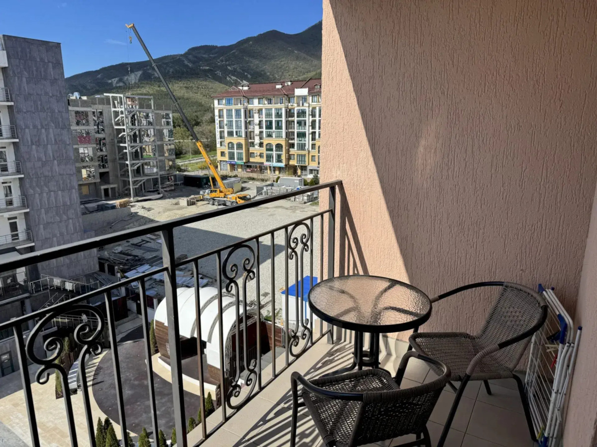 Квартира 488 1-к с видом на море и горы с балконом