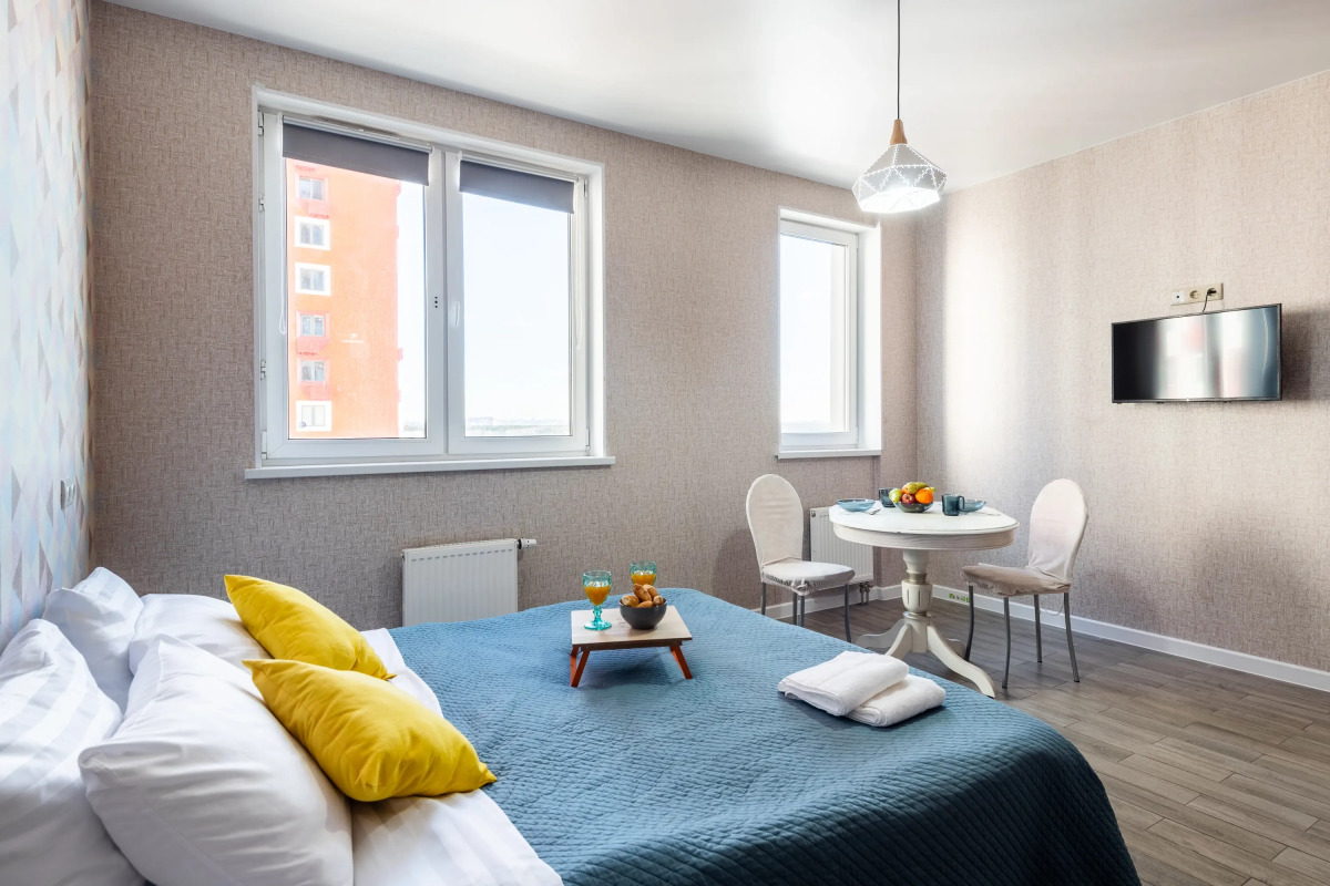 Уютная студия Sunmarine с новым ремонтом в Рассказовке