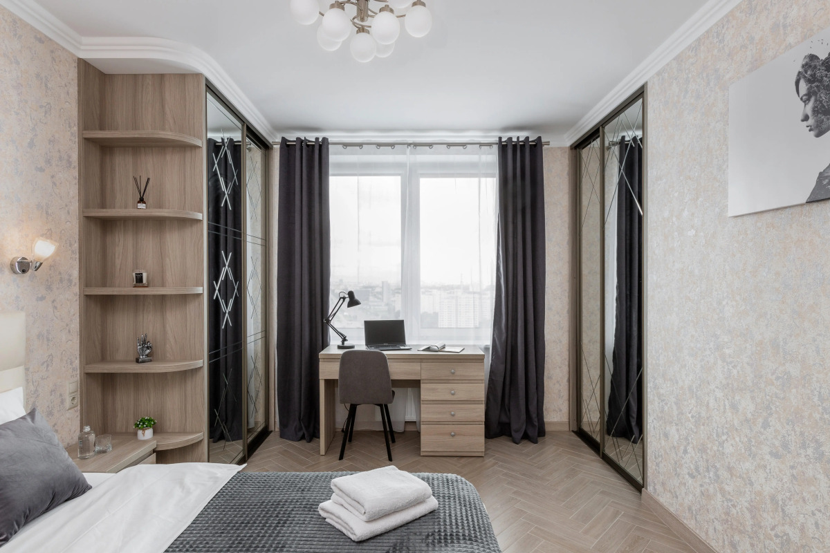 Апартаменты трёхкомнатные с видом на Национальную библиотеку