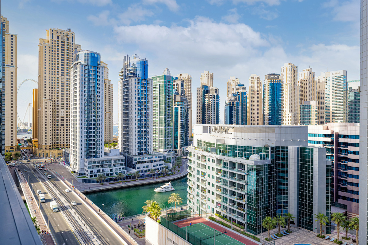 Квартира Luxury and spacious full Marina view