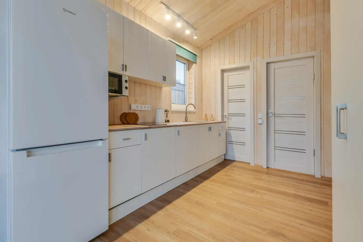 Частный дом с баней на дровах загородный