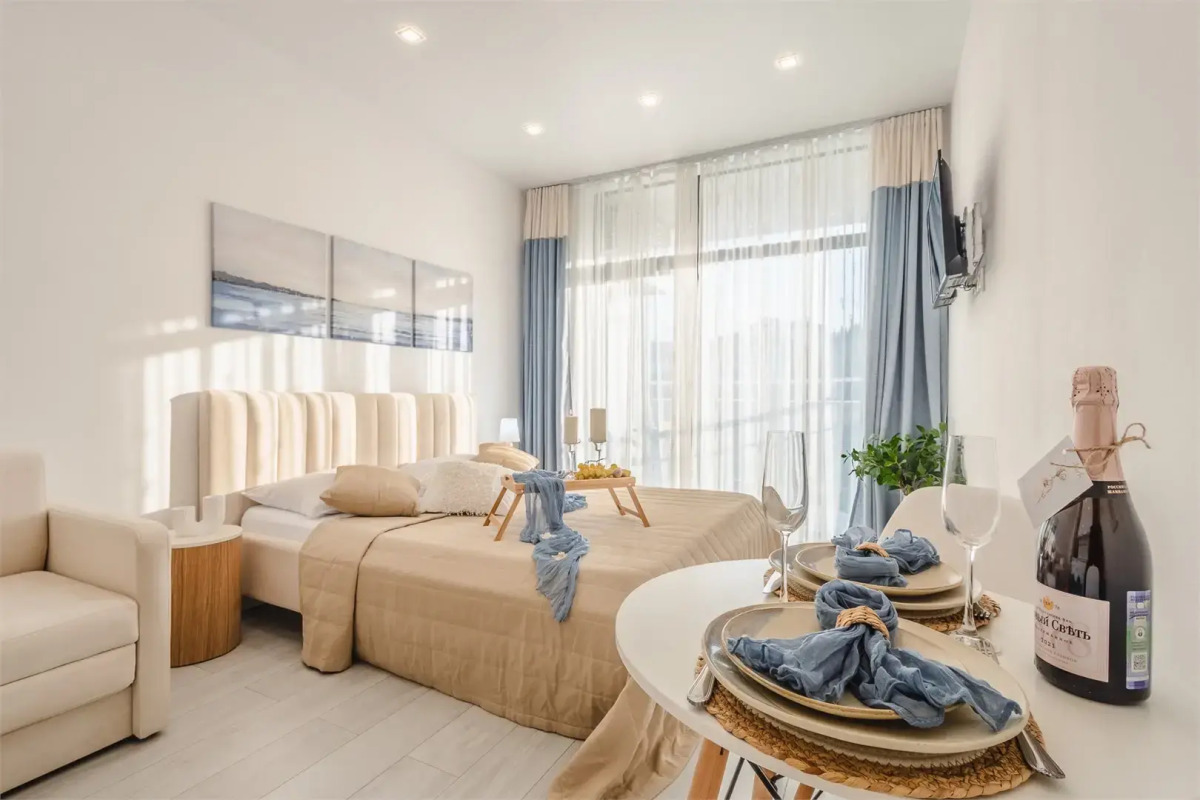 Апартаменты Крымский Рей Студия Sweet Dream вид на горы