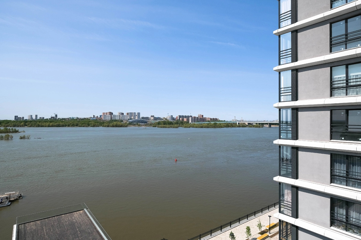 Апартаменты Уютная студия с видом на реку