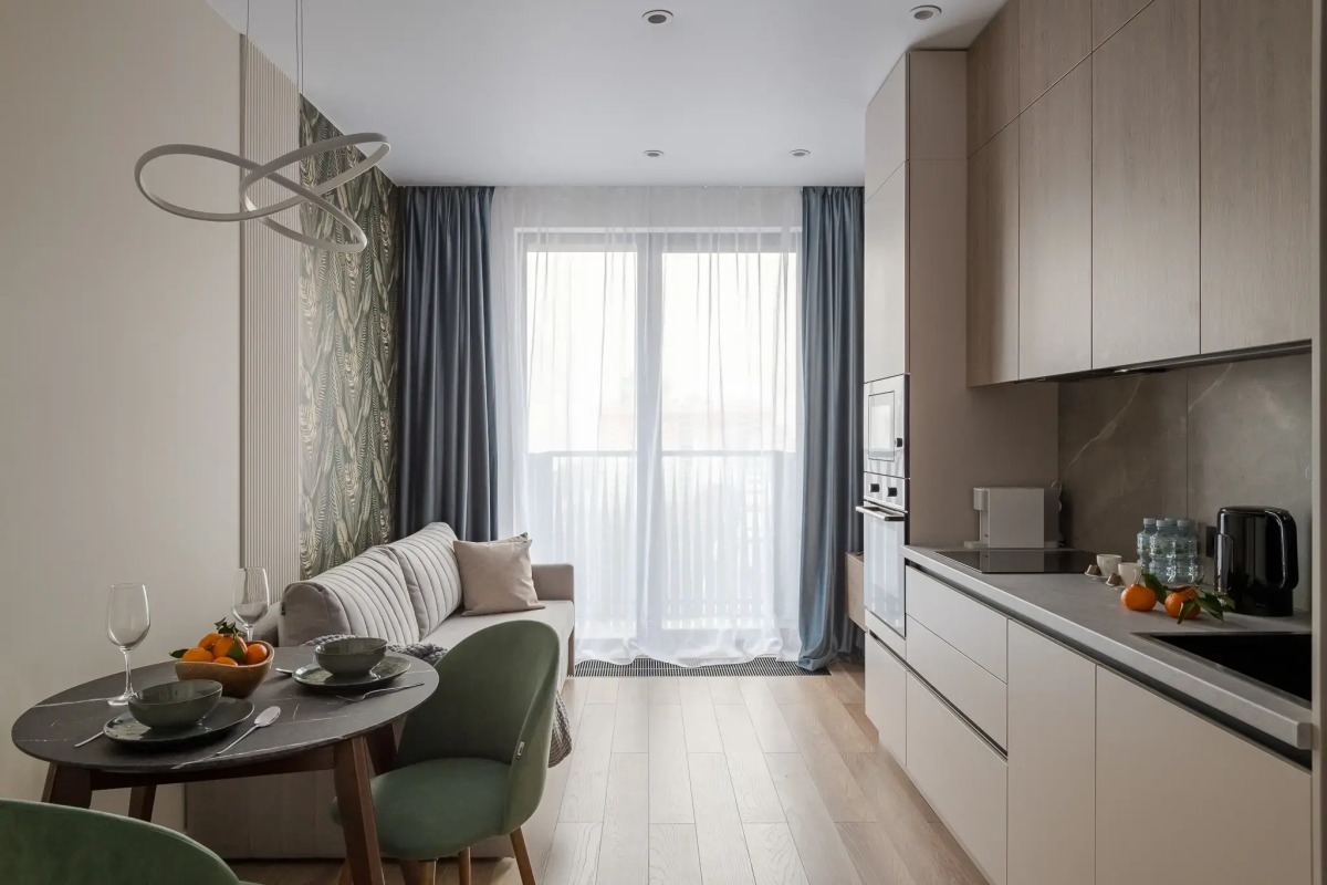 Апартаменты LEVEL Нагатино с балконом