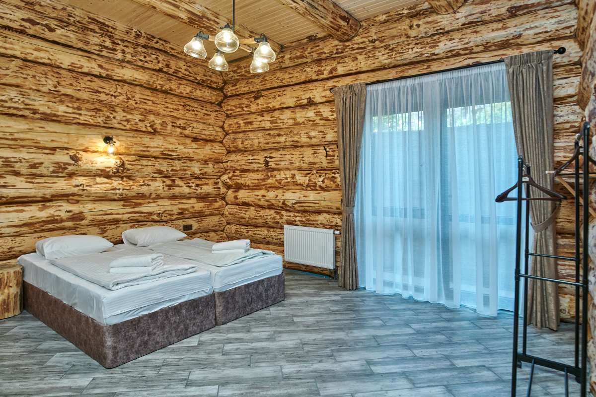 Шале Кедр 760, 5 спален, 12 гостей с бассейном и баней