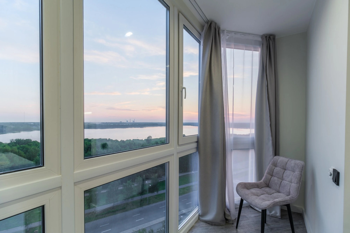 Квартира видовая в Лахте у башни Газпром и Финский залив