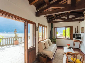 Terrace on Orrido di Nesso Waterfall