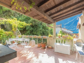 Terrace on Orrido di Nesso Waterfall