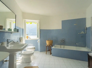 Terrace on Orrido di Nesso Waterfall