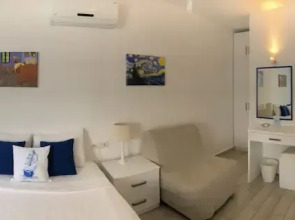 White and Blue Bodrum