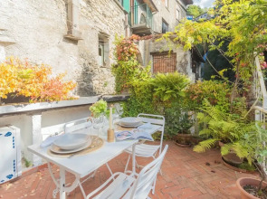 Terrace on Orrido di Nesso Waterfall