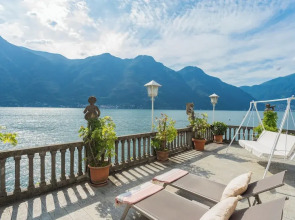 Terrace on Orrido di Nesso Waterfall