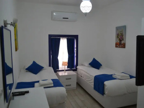 White and Blue Bodrum