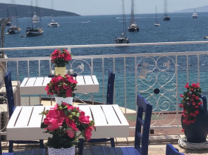 White and Blue Bodrum