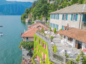 Terrace on Orrido di Nesso Waterfall