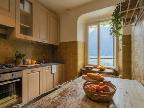 Terrace on Orrido di Nesso Waterfall