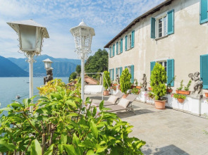 Terrace on Orrido di Nesso Waterfall