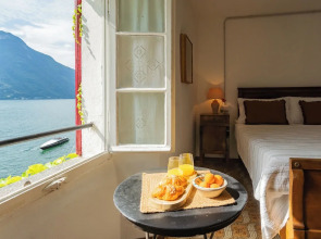 Terrace on Orrido di Nesso Waterfall