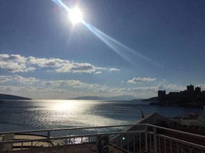 White and Blue Bodrum