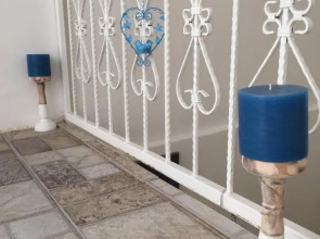 White and Blue Bodrum