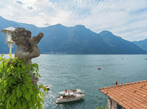 Terrace on Orrido di Nesso Waterfall