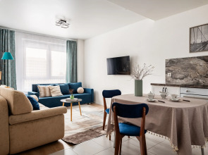 Квартира Уютная евродвушка у метро Озерная, 3 раздельных спальных места