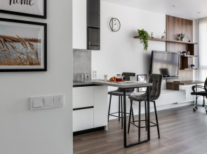 Современные Апартаменты с Видом на Национальную Библиотеку