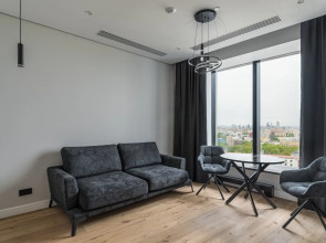 Апартаменты Flat Inn в ЖК Чкалов на Курском Вокзале c лучшим видом на Москву