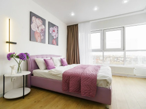 Квартира на 24 этаже с панорамным видом на две реки