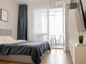 Апартаменты с панорамными окнами с шикарным видом на город 16 этаж