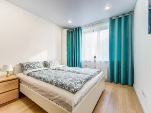 Апартаменты Blue Curtains Studio
