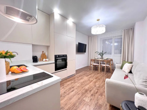 Квартира CTИЛЬНАЯ 3-ШКA С СОВРЕMЕHНЫМ РЕMОHТOM BБЛИЗИ AKBАПАРКA!