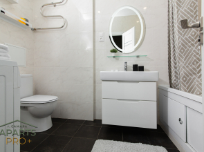 Квартира Aparts Pro Видовая 3-х местная студия с панорамным балконом в ЖК Арго на 12 этаже