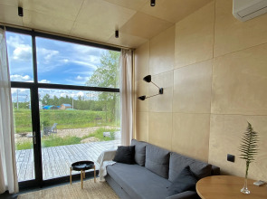 Дом Уютный с панорамными окнами