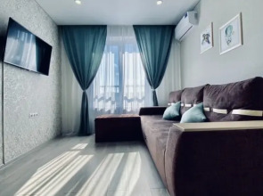 Уютная евродвушка Бирюза возле парка и озера