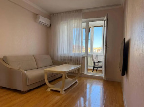 Апартаменты Светлая 1-к квартира с балконом и стильной гостиной на Кавказской