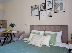 Апартаменты Бирюза УК Атмосфера с видом на горы