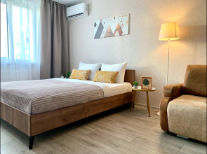 Квартира Aparts Pro Просторная 1-ком в новом ЖК Сокол на 23 этаже