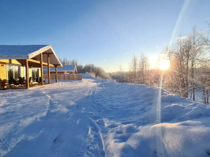 Гостевой дом с сауной вблизи реки и озера Ладоги Лисий берег