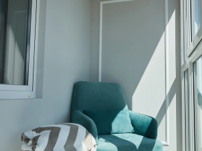 Апартаменты Luma White #2 в центре города с красивым видом на балконе